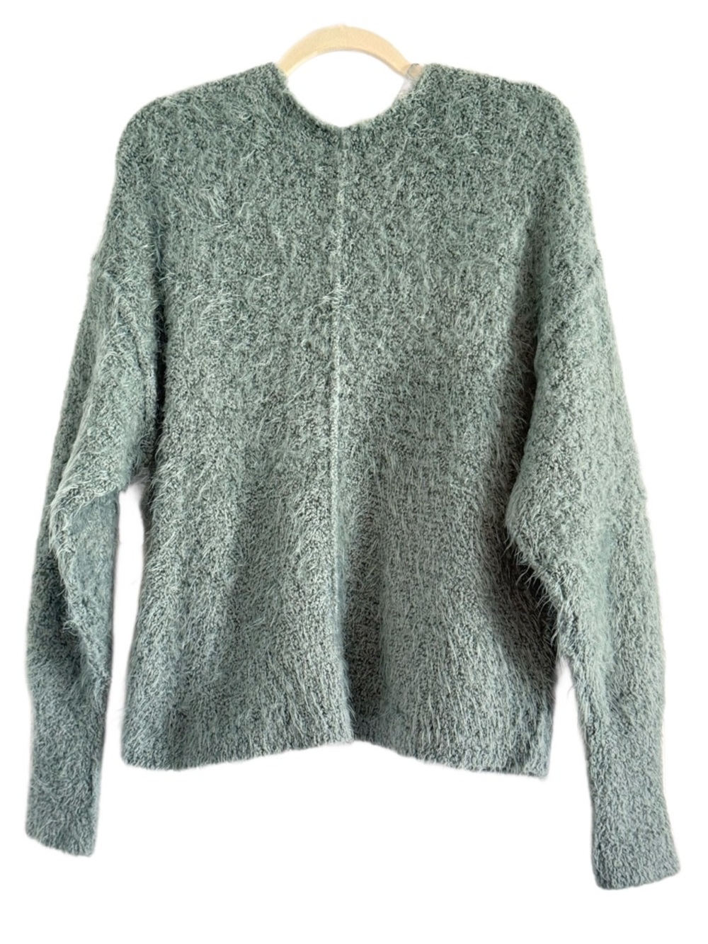 Free People Icing Plush V-Neck Sweater in Spring Dust - Picture 7 of 11